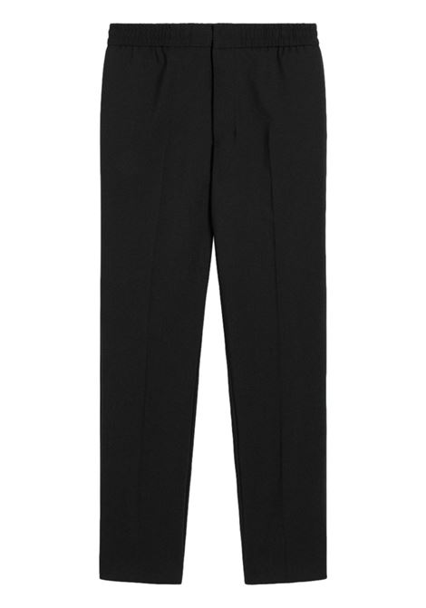 pantalone elstic waist uomo neri AMI PARIS | HTR226.WV0044001